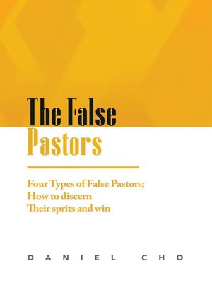 cover image of The False Pastors